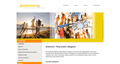Desktop Screenshot of goldstrand.org