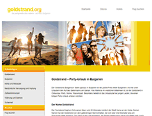 Tablet Screenshot of goldstrand.org